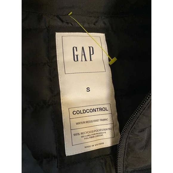 Women Jacket Small Black 100% Polyester Full Zip Pocket Puffer Vest - Picture 2 of 6